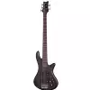 Schecter 2721 Stiletto Studio-5 See-Thru Black Satin gitara basowa