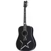 Schecter 283 Robert Smith RS-1000 Busker Gloss Black gitara elektroakustyczna