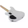 Schecter 584 C-4 Deluxe Satin White gitara basowa