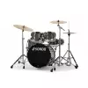 Sonor 17507147 zestaw perkusyjny aqX studio Set BMS Black Midnight Sparkle