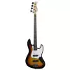 Arrow Louisiana 4 Bass Sunburst RW/white gitara basowa