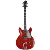 Hagstrom Super Viking Wild Cherry Transparent Flame gitara elektryczna