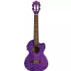 Lanikai Quilted Maple Purple CE ukulele tenorowe elektro-akustyczne