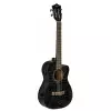 Lanikai Quilted Maple Black CE ukulele barytonowe elektro-akustyczne