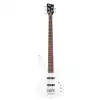 RockBass Corvette Basic, 5-String - Solid White High Polish gitara basowa