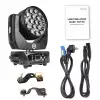 LIGHT4ME ZOOM WASH 19x15W - gowica ruchoma LED WASH z ringami 19x15W RGBW