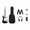 Fender Affinity Series Stratocaster Mustang Micro Pack Black, gitara elektryncza zestaw