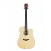 Logan Dreadnought EQ CE gitara elektroakustyczna z cutaway kolor natural (by Miguel Esteva) B-STOCK