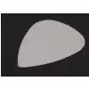 Gewa 523881 Nylon 0.38 kostka gitarowa