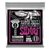 Ernie Ball 3123 Coated Ti Super Slinky struny do gitary elektrycznej 9-42