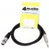 4Audio MIC2022 PRO 1,5m przew�d niesymetryczny XLR� TS Neutrik