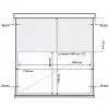 AvTek Cinema 175CW, ekran r�cznie rozwijany, wymiary cm - 175 x 175, obraz cm - 165 x 93
