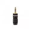 Hicon HI-J35S02 mini jack TRS  3.5mm (czarny/zocony)