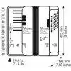 Weltmeister Saphir 41/120/IV/11/5 Piccolo akordeon (woskie stroiki), czarny