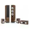 Monitor Audio BX6, BX1, BXCenter zestaw gonikw do kina domowego (Walnut)