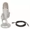 Blue Microphones Yeti mikrofon pojemnociowy USB, wyjcie suchawkowe