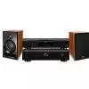 Denon PMA-510 + DCD-510 + KEF C3 zestaw stereo 3 lata Gw. PL, kolor czarny + orzech