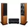 Denon PMA-510 + DCD-510 + KEF C7 zestaw stereo 3 lata Gw. PL, kolor czarny + orzech