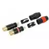 Procab VC259 wtyki RCA heavy duty (czerwony, czarny), para