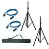 American Audio SAS01 zestaw - 2x statyw kolumnowy, 2x przew�d g�o�nikowy Speakon-Speakon 6m + pokrowiec