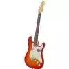 Fender American Deluxe Stratocaster Ash RW Aged Cherry Sunburst gitara elektryczna, podstrunnica palisandrowa