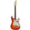 Fender American Deluxe Stratocaster Ash RW Aged Cherry Sunburst gitara elektryczna, podstrunnica palisandrowa