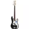 Fender Squier Precision Bass Black gitara basowa, zestaw (wzmacniacz Rumble 15, pokrowiec, akcesoria)