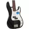 Fender Squier Precision Bass Black gitara basowa, zestaw (wzmacniacz Rumble 15, pokrowiec, akcesoria)