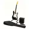 Harley Benton HBST Black Set gitara el. + wzmacn.