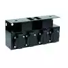 Eurolite SB-4  metalowy stagebox 4 gniazda 230 Schucko