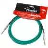 Fender California Surf Green 10ft kabel gitarowy 3m, zielony