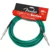 Fender California Surf Green 20ft kabel gitarowy 6m, zielony