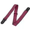 Planet Waves 50H03 BLK/PINK Checker pasek gitarowy