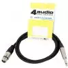 4Audio MIC2022 0,5m przew�d niesymetryczny XLR� TS
