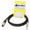 4Audio MIC2022 1m przew�d niesymetryczny XLRm TS
