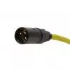 4Audio MIC PRO 1,5m Stealth Yellow przew�d mikrofonowy w oplocie (��ty) XLR-F - XLR-M (z��cza czarne, z�ocone) Neutrik