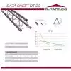 DuraTruss DT 23-150 straight element konstrukcji aluminiowej 150cm