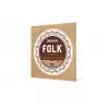 D′Addario EJ-32 struny do gitary klasycznej Folk Nylon zakoczone kulk