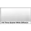 Lee 416 Three Qtr. White Diffusion 3/4 filtr folia - arkusz 50 x 60 cm