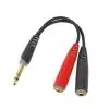 Klotz AYS-1 kabel 2x TS gniazdo <-> 1x TRS wtyk 0,2 m