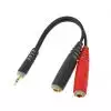 Klotz AYS-3 kabel 2x TS gniazdo <-> 1x mini TRS wtyk 0,2 m