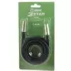 Adam Hall K3 MIDI 0300 BLK-5 kabel MIDI 3m, (czarny, metalowe zcza)