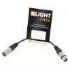 MLight DMX 1 pair 110 Ohm przelotka DMX 5 pin mski na 3 pin eski