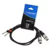 Accu Cable AC 2XF-2J6M/1,5 przewd  2x XLR - 2x TS 1,5m