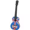 Korala PUC 30-003 ukulele koncertowe Union Jack With Skull