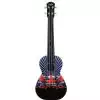 Korala PUC 30-011 ukulele koncertowe Black With Red Star