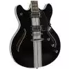 VGS VSH-120 Raven Black Mustang Semi Hollow gitara elektryczna