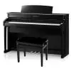 Kawai CS 7 pianino cyfrowe, kolor czarny po�ysk + Grenada BG27 �awa czarna, po�ysk