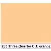 Lee 285 Tree Quarter C.T.Orange 3/4 filtr barwny folia - arkusz 50 x 60 cm