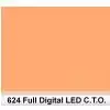 Lee 624 Full Digital LED CTO filtr barwny folia - arkusz 50 x 60 cm